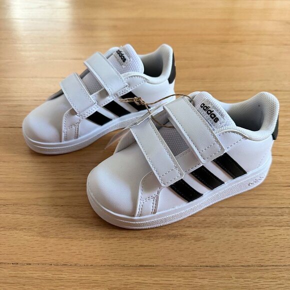 NEW Adidas Toddler Kids' Grand Court 2.0 Shoes Sneakers Size 8T - Picture 5 of 9